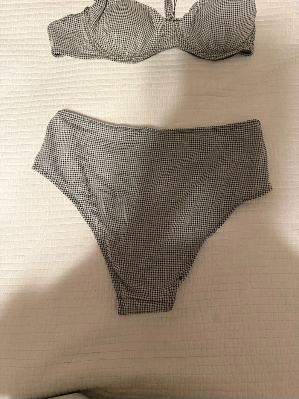 Women’s Zaful Gimgham High Waist Bikini